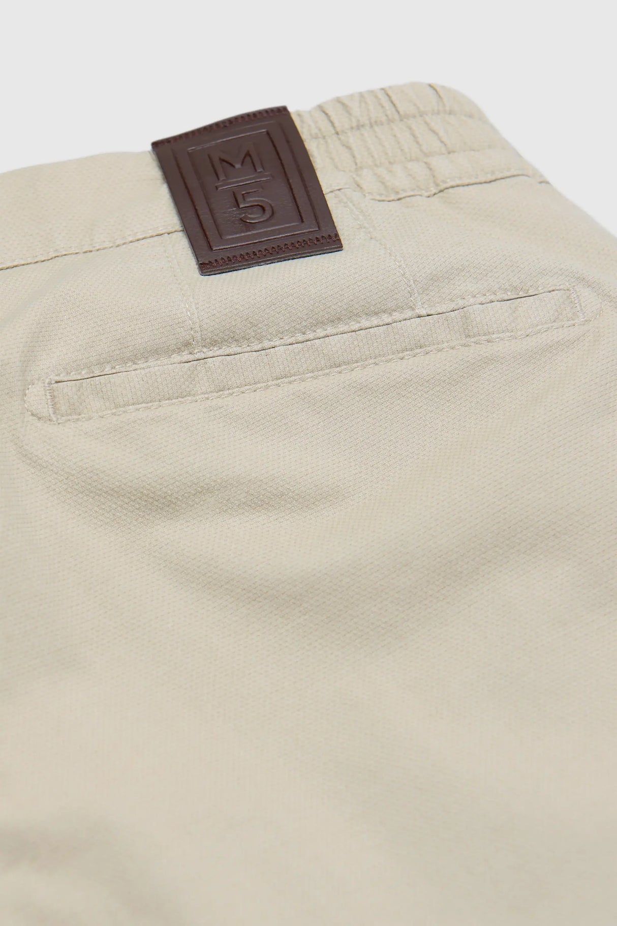 MEYER M5 Move 6025 Micro-Structure Super Stretch Chinos – Beige