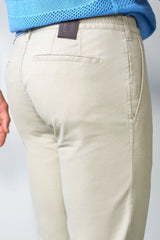 MEYER M5 Move 6025 Micro-Structure Super Stretch Chinos – Beige