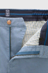 MEYER M5 Move 6025 Micro-Structure Super Stretch Chinos – Blue