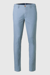 MEYER M5 Move 6025 Micro-Structure Super Stretch Chinos – Blue