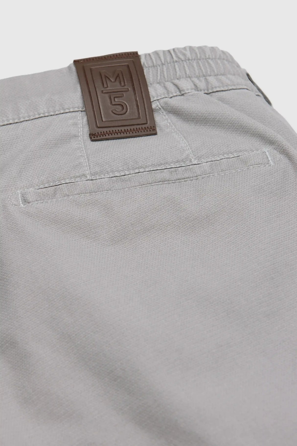 MEYER M5 Move 6025 Micro-Structure Super Stretch Chinos – Grey