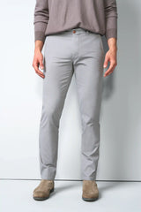 MEYER M5 Move 6025 Micro-Structure Super Stretch Chinos – Grey