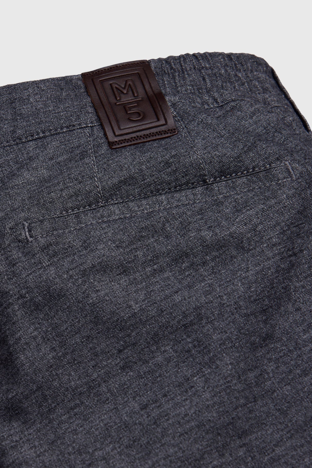 MEYER M5 Move 6194 Woolen Look Chinos - Super Stretch Organic Cotton - Dark Blue
