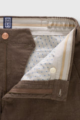MEYER M5 Move 6194 Woolen Look Chinos - Super Stretch Organic Cotton - Khaki