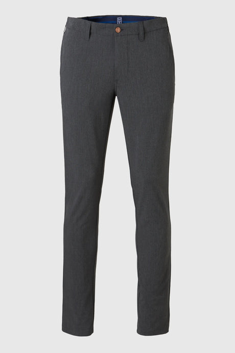 MEYER M5 Move 6196 Easy Care Chinos - Super Strech Recycled Fibre - Mid Grey