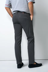 MEYER M5 Move 6196 Easy Care Chinos - Super Strech Recycled Fibre - Mid Grey