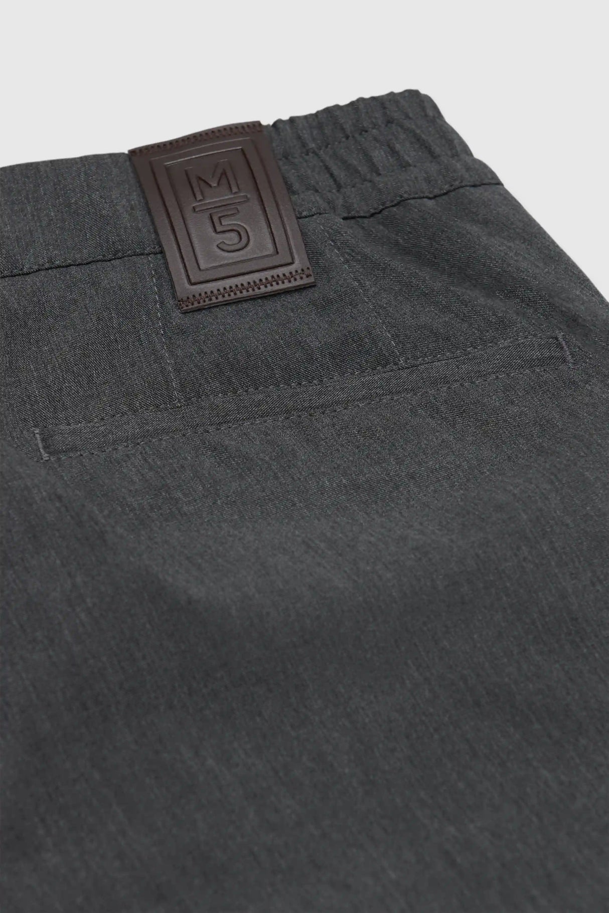MEYER M5 Move 6196 Easy Care Chinos - Super Strech Recycled Fibre - Mid Grey