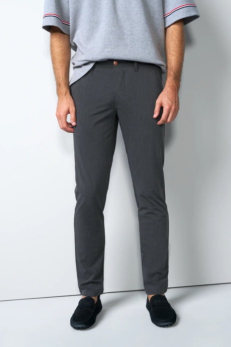 MEYER M5 Move 6196 Easy Care Chinos - Super Strech Recycled Fibre - Mid Grey