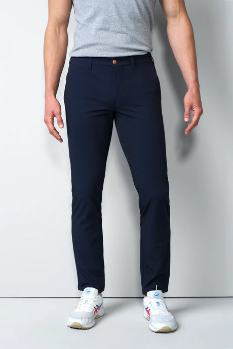 MEYER M5 Move 6196 Easy Care Chinos - Super Strech Recycled Fibre - Navy
