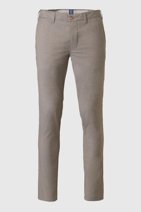 MEYER M5 Move 6196 Easy Care Chinos - Super Strech Recycled Fibre - Stone