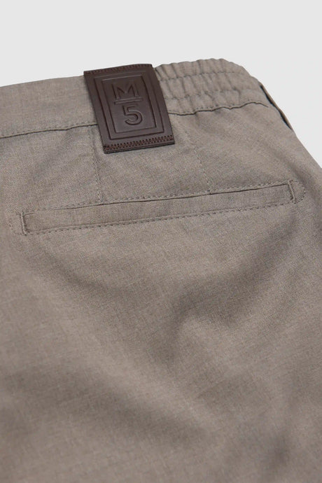 MEYER M5 Move 6196 Easy Care Chinos - Super Strech Recycled Fibre - Stone