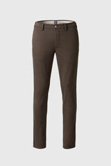 MEYER M5 Move 6502 Jersey Look Chinos - Super Stretch Organic Cotton - Khaki