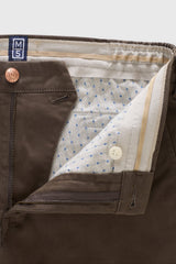 MEYER M5 Move 6502 Jersey Look Chinos - Super Stretch Organic Cotton - Khaki