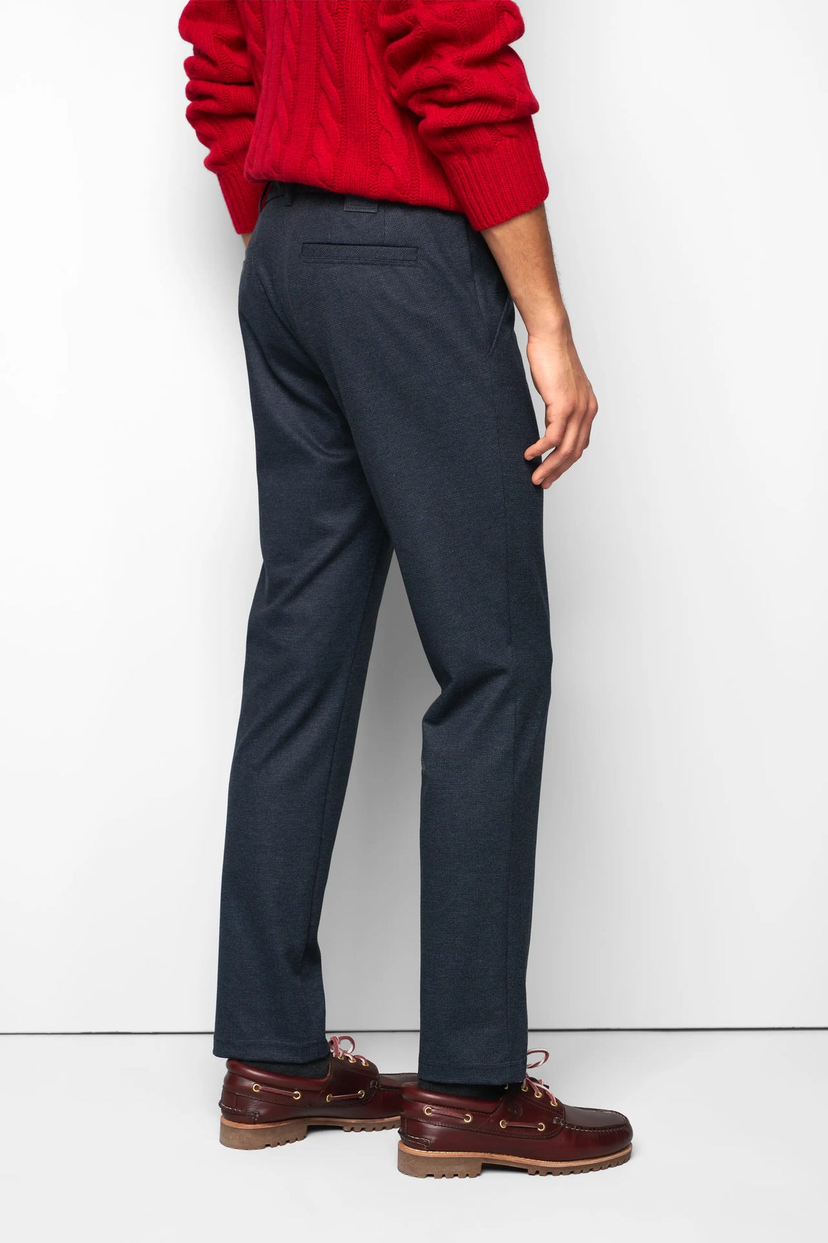 MEYER M5 Move 6510 Chinos - Super Stretch Recycled Fibre - Navy