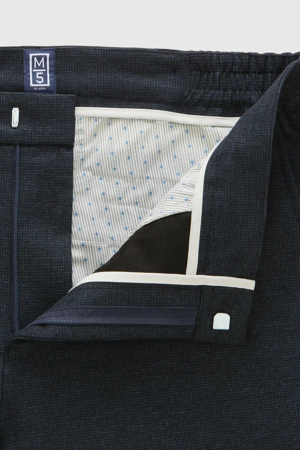 MEYER M5 Move 6510 Chinos - Super Stretch Recycled Fibre - Navy