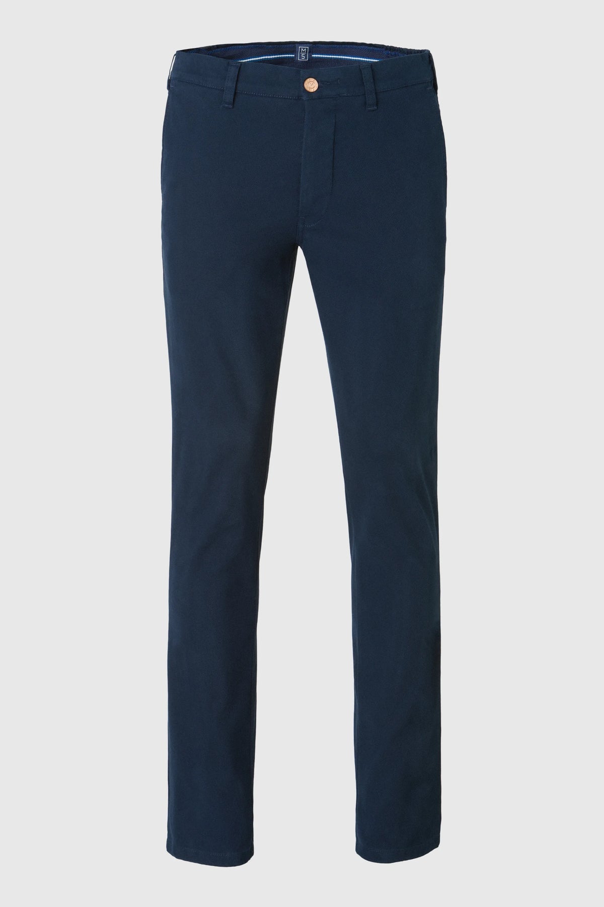 MEYER M5 Move 6514 Micro Flex Chinos - Super Stretch Organic Cotton - Navy