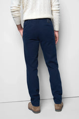 MEYER M5 Move 6514 Micro Flex Chinos - Super Stretch Organic Cotton - Navy