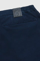 MEYER M5 Move 6514 Micro Flex Chinos - Super Stretch Organic Cotton - Navy