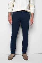 MEYER M5 Move 6514 Micro Flex Chinos - Super Stretch Organic Cotton - Navy