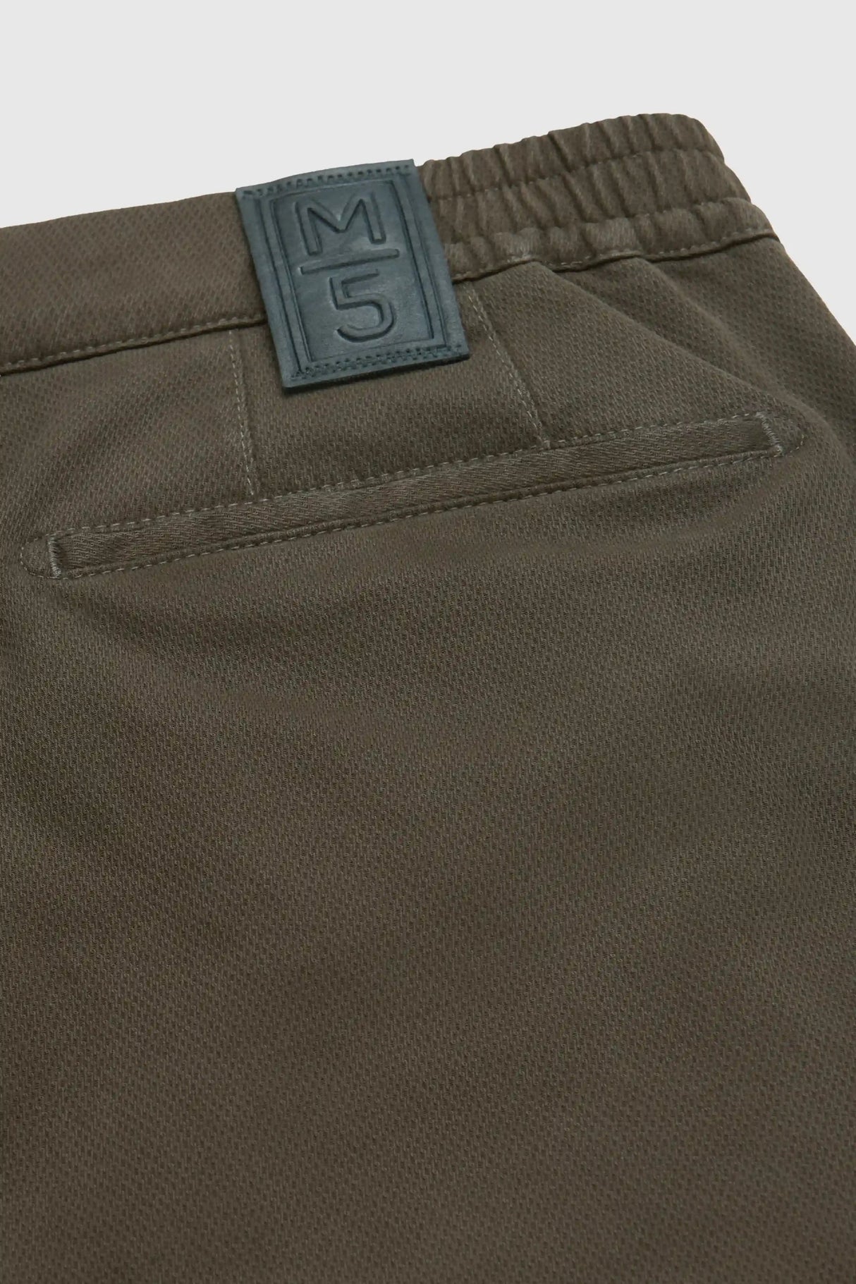 MEYER M5 Move 6514 Micro Flex Chinos - Super Stretch Organic Cotton - Olive