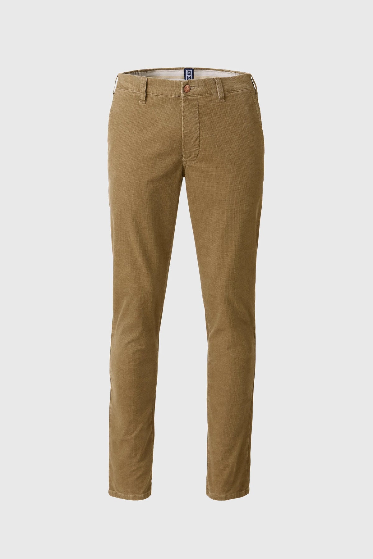 MEYER M5 Move 6598 Fancy Cord Chinos - Super Stretch Organic Cotton - Camel