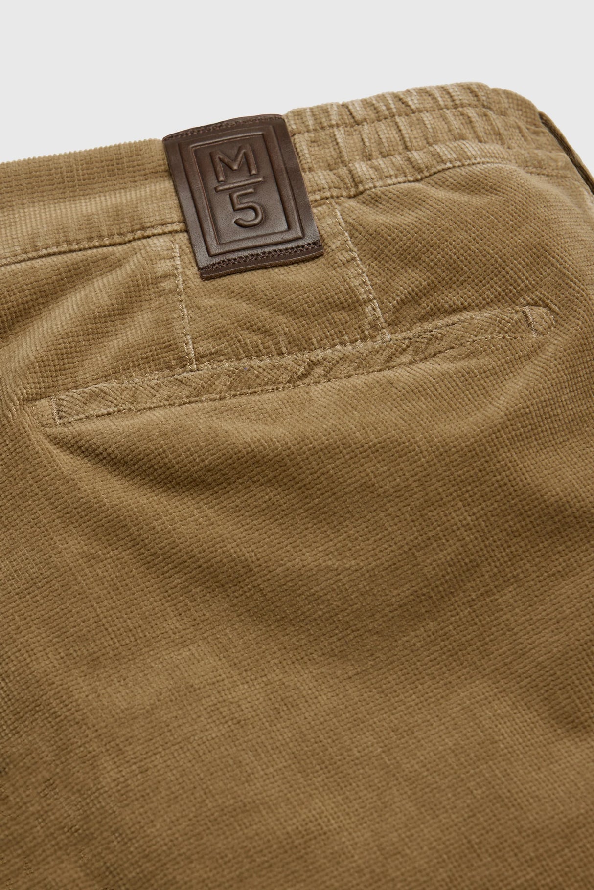 MEYER M5 Move 6598 Fancy Cord Chinos - Super Stretch Organic Cotton - Camel