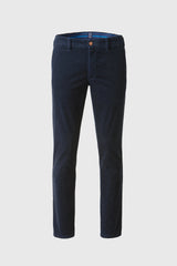 MEYER M5 Move 6598 Fancy Cord Chinos - Super Stretch Organic Cotton - Navy