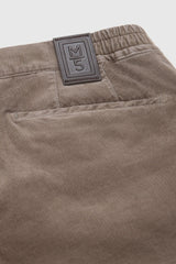 MEYER M5 Move 6598 Fancy Cord Chinos - Super Stretch Organic Cotton - Stone