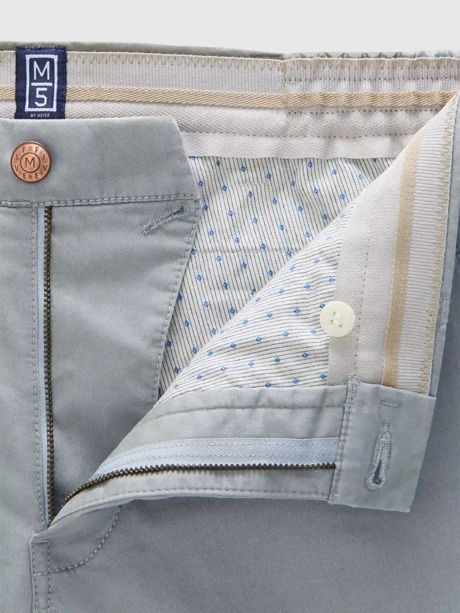 MEYER M5 Shorts - 6024 Modern Fit - Super Stretch Organic Cotton - Grey
