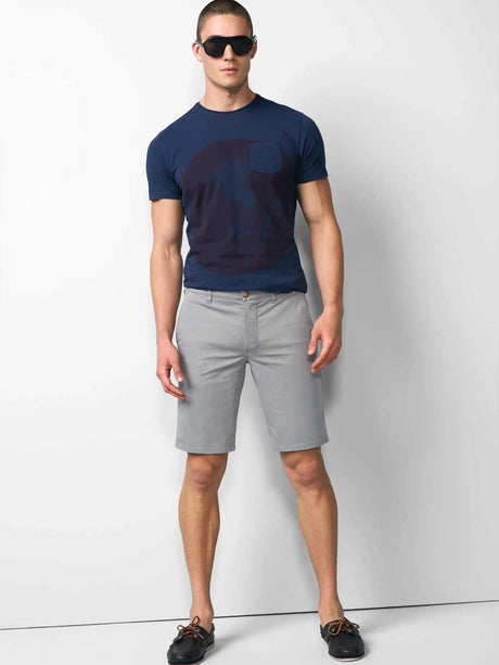 MEYER M5 Shorts - 6024 Modern Fit - Super Stretch Organic Cotton - Grey
