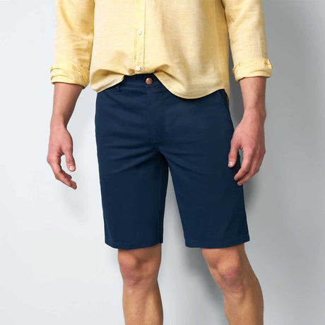MEYER M5 Shorts - 6024 Modern Fit - Super Stretch Organic Cotton - Navy