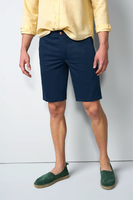 MEYER M5 Shorts - 6024 Modern Fit - Super Stretch Organic Cotton - Navy