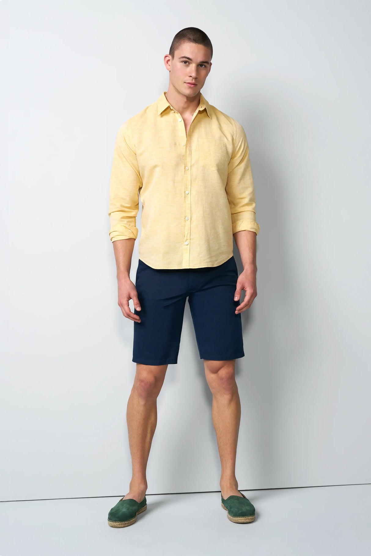 MEYER M5 Shorts - 6024 Modern Fit - Super Stretch Organic Cotton - Navy