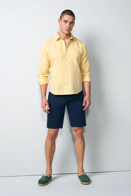 MEYER M5 Shorts - 6024 Modern Fit - Super Stretch Organic Cotton - Navy