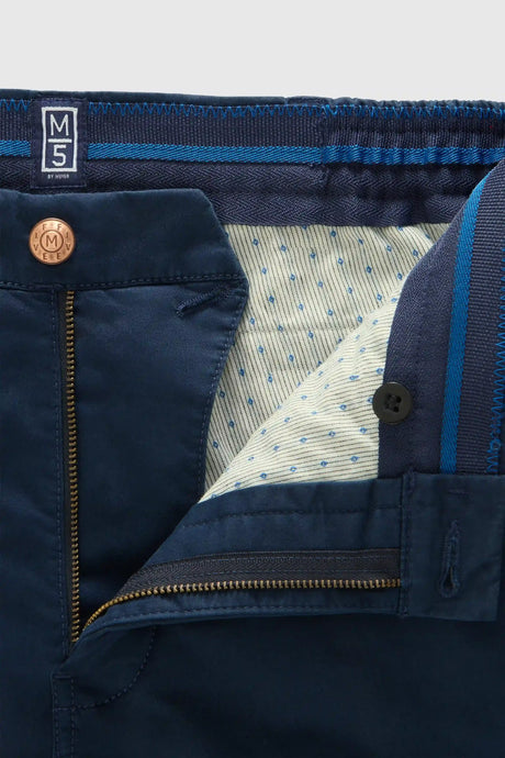 MEYER M5 Shorts - 6024 Modern Fit - Super Stretch Organic Cotton - Navy