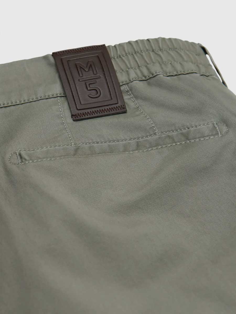 MEYER M5 Shorts - 6024 Modern Fit - Super Stretch Organic Cotton - Olive