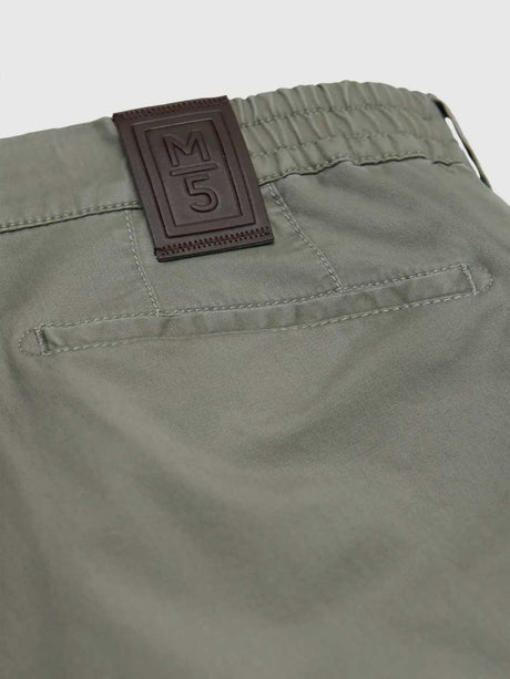 MEYER M5 Shorts - 6024 Modern Fit - Super Stretch Organic Cotton - Olive