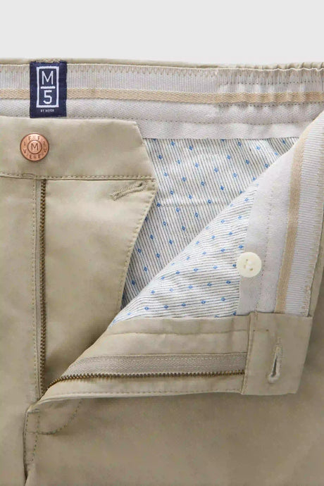 MEYER M5 Shorts - 6024 Modern Fit - Super Stretch Organic Cotton - Stone