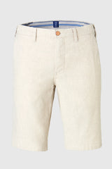 MEYER M5 Shorts - 6027 Modern Fit - Super Stretch Linen Shorts - Beige