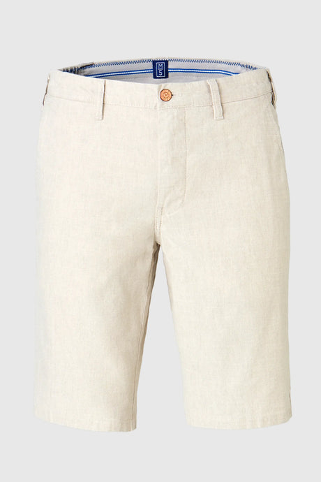 MEYER M5 Shorts - 6027 Modern Fit - Super Stretch Linen Shorts - Beige