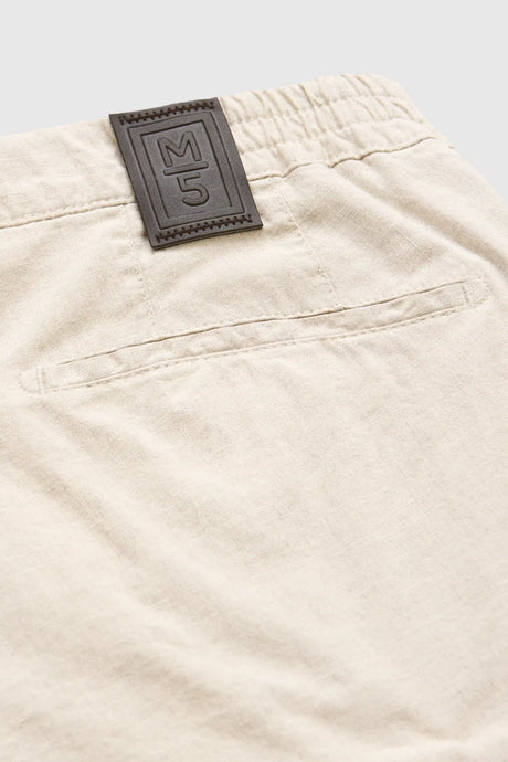 MEYER M5 Shorts - 6027 Modern Fit - Super Stretch Linen Shorts - Beige