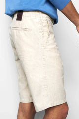 MEYER M5 Shorts - 6027 Modern Fit - Super Stretch Linen Shorts - Beige
