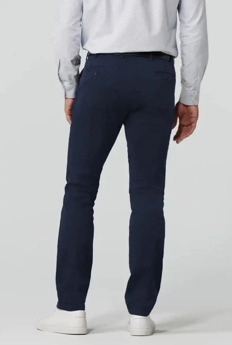 20% OFF - MEYER Roma Trousers - 316 Luxury Cotton Chinos - Blue - Size: 36 REG