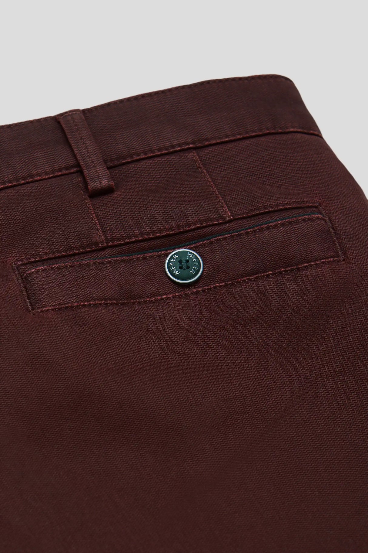 MEYER New York Trousers - 5617 Fine Texture Chinos - Bordeaux Meyer
