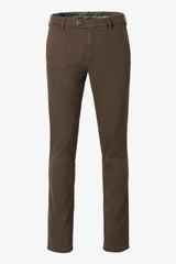 MEYER New York Trousers - 5617 Fine Texture Chinos - Brown