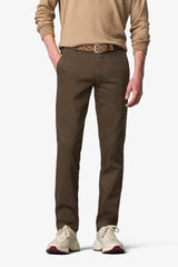 MEYER New York Trousers - 5617 Fine Texture Chinos - Brown