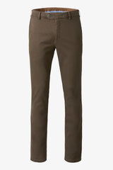 MEYER New York Trousers - 5617 Fine Texture Chinos - Stone