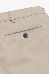 MEYER Roma Comfort Fit Chinos – 5080 Organic Cotton Stretch – Beige