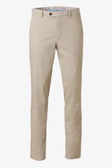 MEYER Roma Comfort Fit Chinos – 5080 Organic Cotton Stretch – Beige