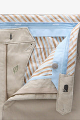 MEYER Roma Comfort Fit Chinos – 5080 Organic Cotton Stretch – Beige